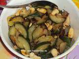 Courgettes aux noix de cajou