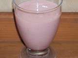 Milkshake banane fraise