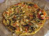 Quiche au surimi et haricots verts