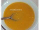 Soupe aux carottes et vache qui rit