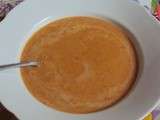 Soupe de poivrons au gingembre