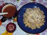 Soupe de tomates aux aubergines