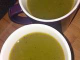 Soupe récup, aux légumes verts