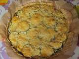 Tarte a la polenta, sarrasin et courgettes