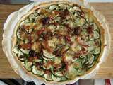 Tarte aux courgettes et bacon