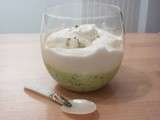 Mousse de Kiwi chantilly au yuzu