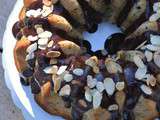 Bundt Cake banane, chocolat et amandes