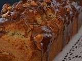 Cake Amande et Noisette, glacage caramel