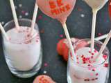 Cake Pops Coeur et petits mots d'amour