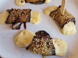 Brochettes d’aubergines façon yakitori