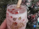 Bubble milkshake à la fraise