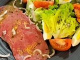 Carpaccio de boeuf citronné