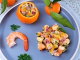 Ceviche sucré-salé à la clémentine de Menton et crevettes