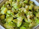 Courgettes ail et oignon
