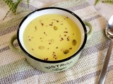Crème de pommes de terre et courgettes