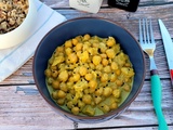 Curry de pois chiche au poulet