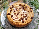 Gâteau cookie spéculoos et pâte à tartiner
