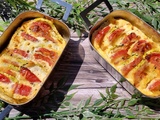 Gratin de courgettes et tomates à la mozzarella