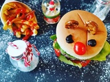 Hamburger renne de noël