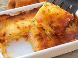 Lasagne de pommes de terre au blanc de dinde