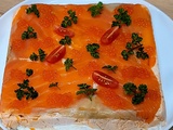 Millefeuille de Truite fumée