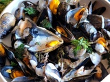 Moules de bouchot au Cookéo, sauce crème et parmesan