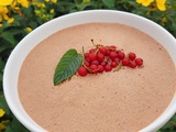 Mousse au chocolat et jus de pois chiche
