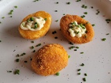 Œufs panés et frits