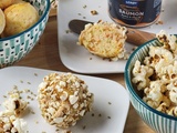 Pop cake de saumon et pop corn pour l'apéritif