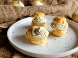 Profiteroles au fromage frais