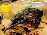 Ribs de porc sauce barbecue