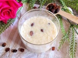 Riz au lait raisin au Thermomix
