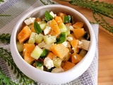 Salade de melon, concombre & feta
