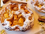 Tarte aux pommes étoilées