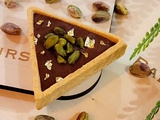 Tartelettes pistaches et chocolat au lait