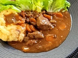 Truffade et boeuf Aubrac au Saint Pourcain