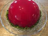 Gateau Princesse: entremet framboise pistache