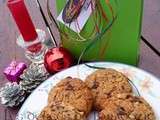 Cookies aux pépites de chocolat et nougatine