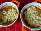 Crumble de mini tomates et mini poivrons