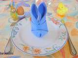 Plier les serviettes en lapin