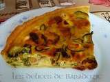 Quiche courgette feta