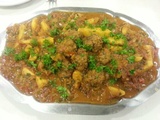 Boulettes de viande dans leur sauce tomate au cumin