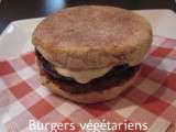 Burgers végétariens à l'aubergine