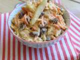 Coleslaw aux raisins secs