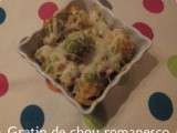 Gratin de chou romanesco