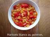 Haricots blancs au poivron, à l'oignon & au chorizo