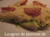 Lasagnes de pommes de terre et courgettes