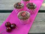 Muffins au chocolat & aux cerises