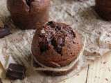 Muffins au chocolat { Mes classiques }