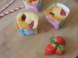 Muffins au citron et aux fraises